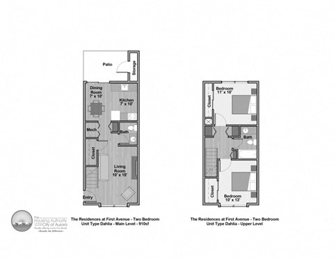 First Avenue 2 Bed 2 Bath Dahlia